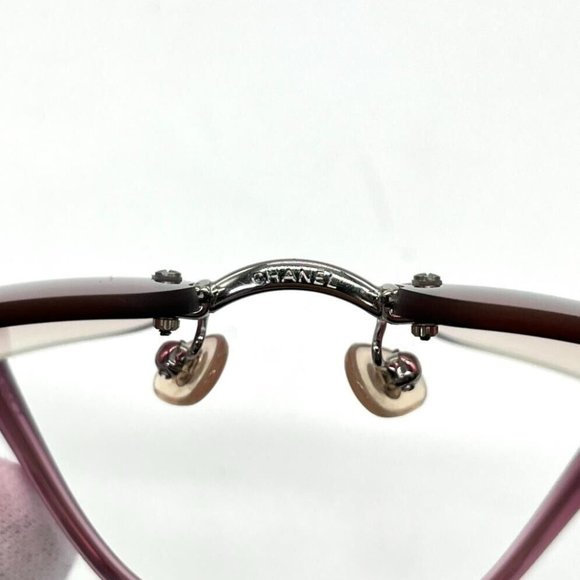 💯 Auth Chanel PINK 4017-D Swarovski Crystal Double C Gradient Sunglasses! - Picture 10 of 14
